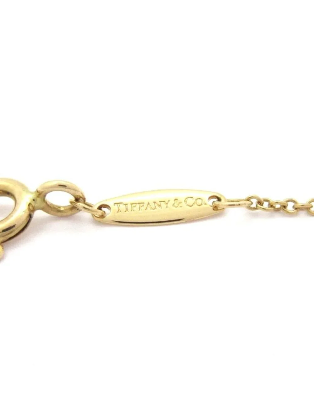 Tiffany & Co Necklace by the Yard 18k Pink Gold Diamond 0.1 Carat